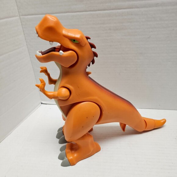 FP Large Orange Tan T-Rex Dinosaur Toy Opens Mouth Imaginext Fisher Price - Picture 1 of 13
